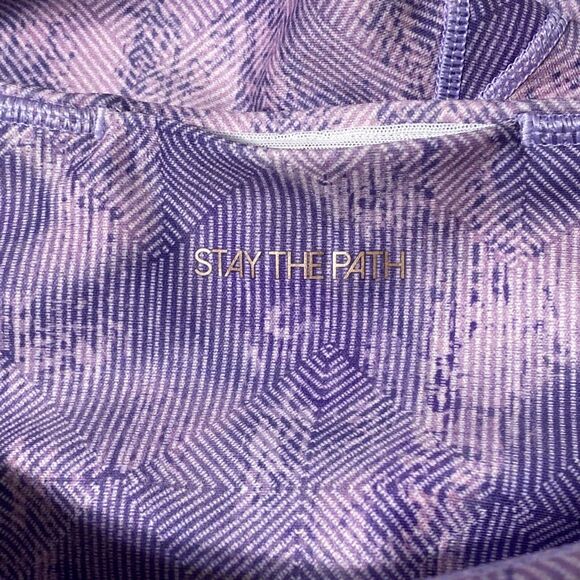 Calia by Carrie Underwood Leggings S Stay The Path Purple Pink Tie Dye Yoga - Picture 8 of 9